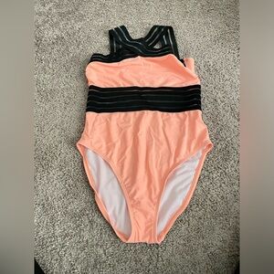 Peach swimsuit